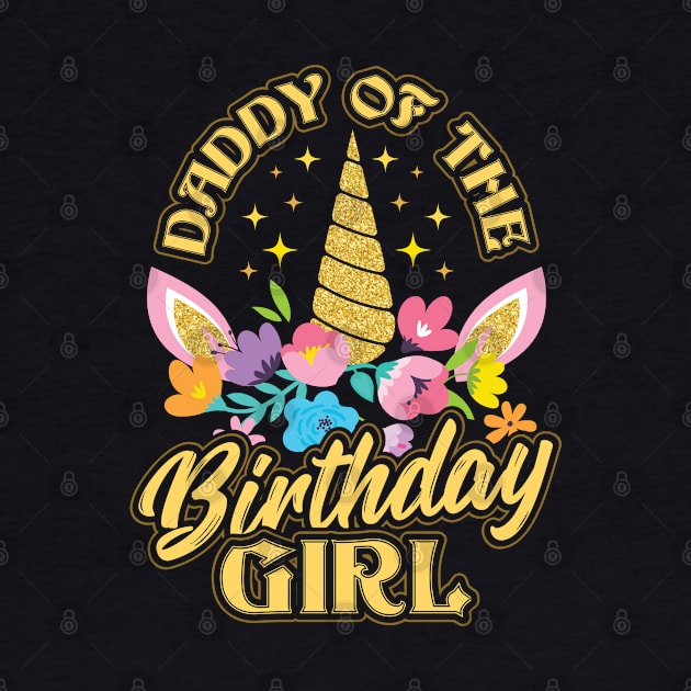 Daddy of the Birthday Girl Unicorn by aneisha